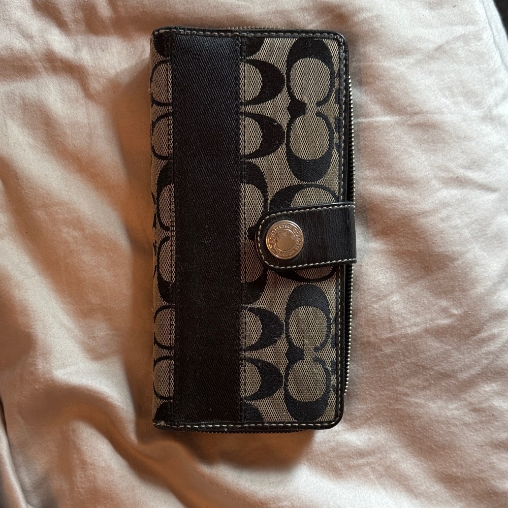 Coach Black Wallet